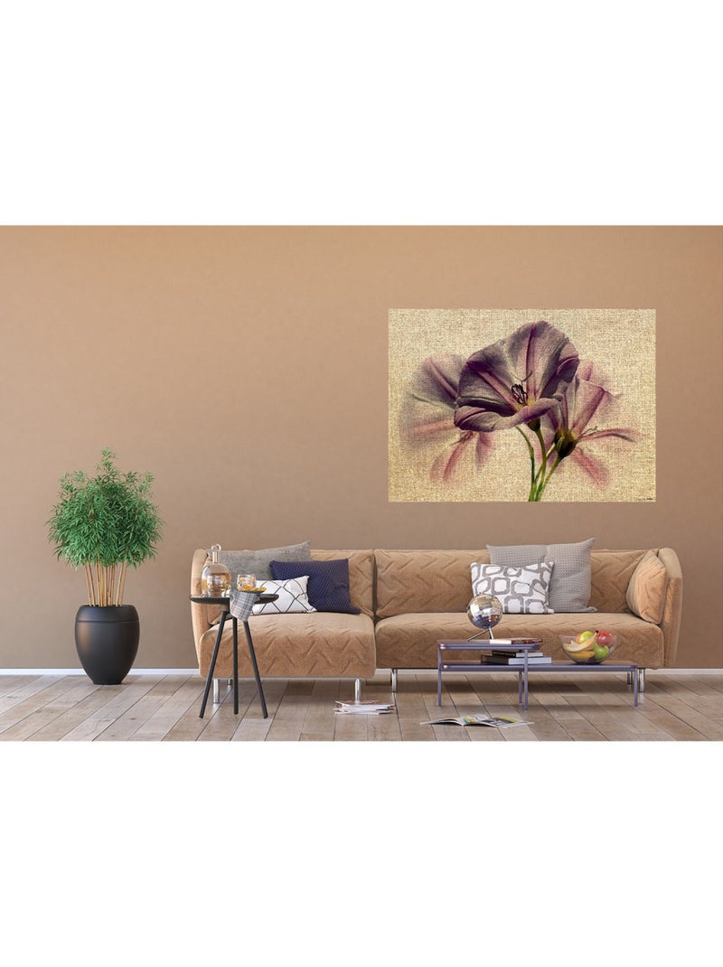 Poster Thème Lily On Canvas - 155 x 110 cm Multicolore - Kiabi