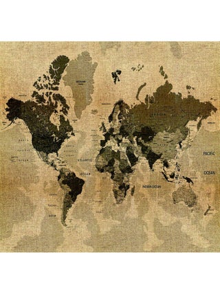 Poster Thème Map Old - 155 x 110 cm