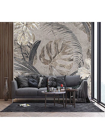 Poster Thème Monochrome Monstera - 375 x 270 cm