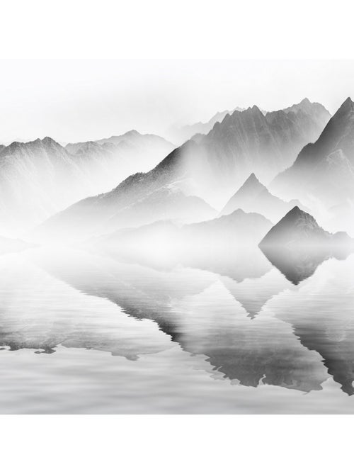Poster Thème Mountain Lake - 375 x 270 cm - Kiabi