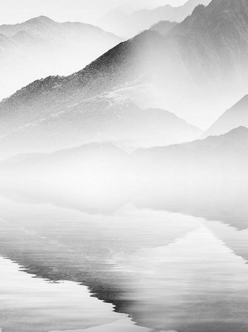 Poster Thème Mountain Lake - 375 x 270 cm - Kiabi