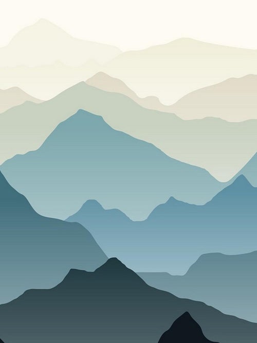 Poster Thème Mountain Panorama - 375 x 270 cm - Kiabi