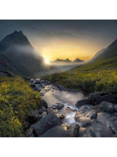 Poster Thème Mountain River - 360 x 270 cm - Kiabi