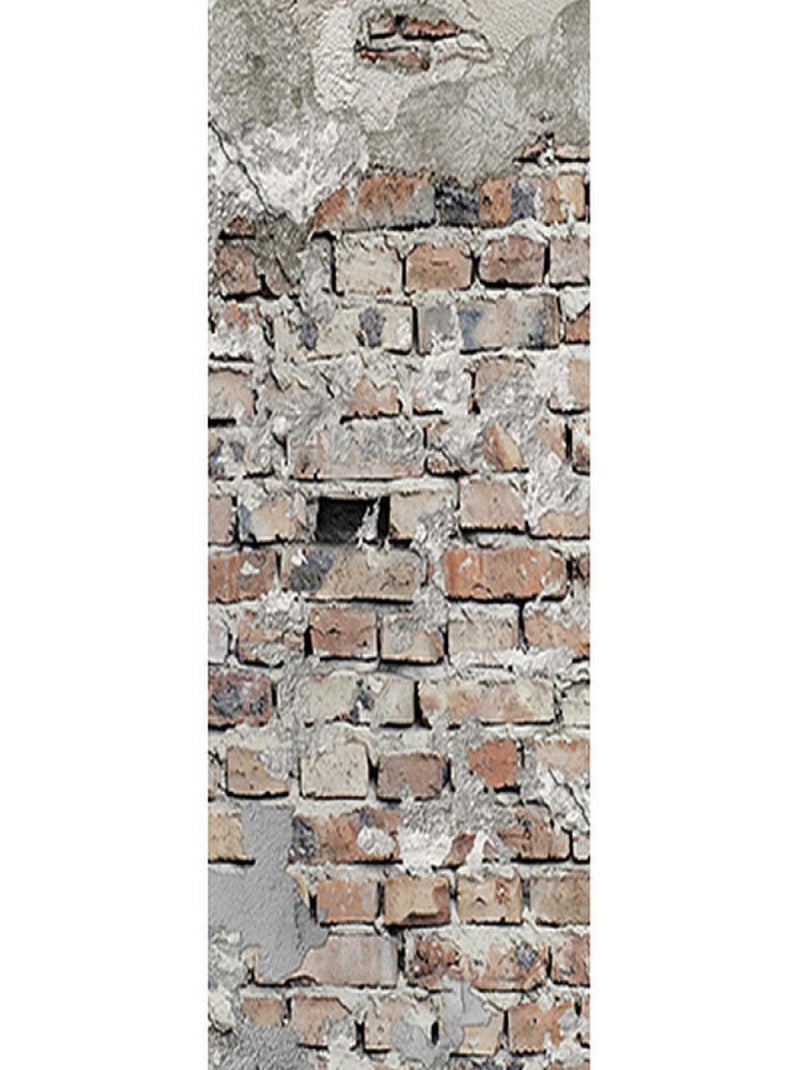 Poster Thème mur abimé - 90 x 270 cm Multicolore - Kiabi