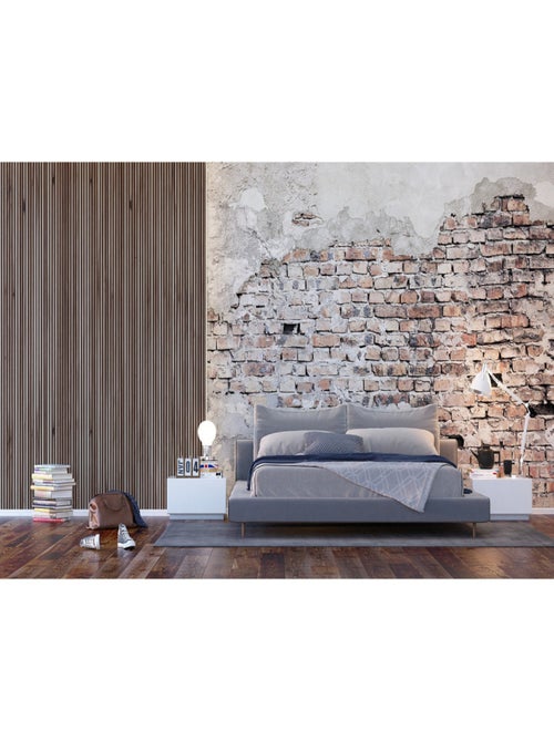 Poster Thème mur de brique - 360 x 270 cm - Kiabi
