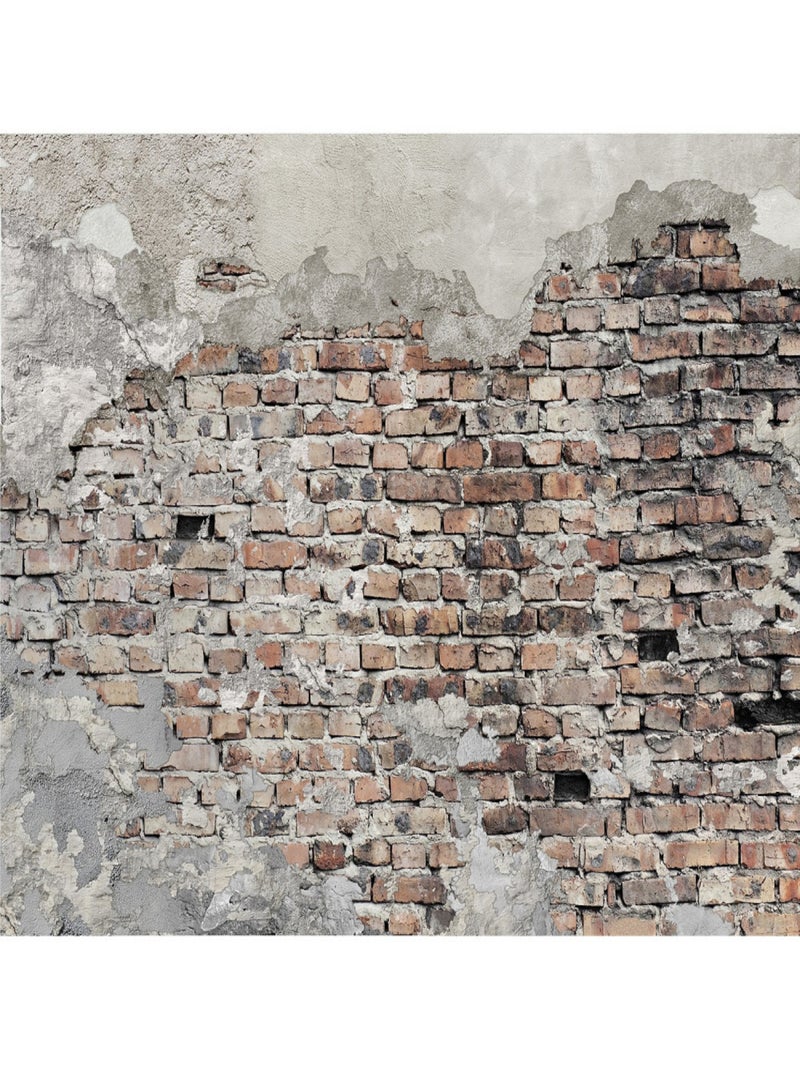 Poster Thème mur de brique - 360 x 270 cm Multicolore - Kiabi