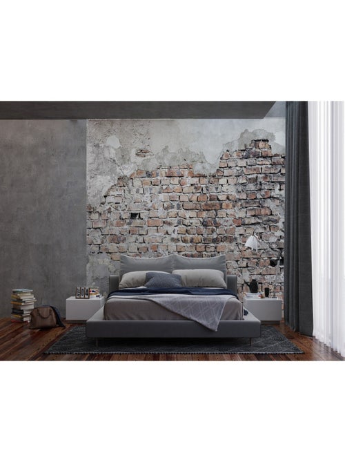 Poster Thème mur de brique - 360 x 270 cm - Kiabi