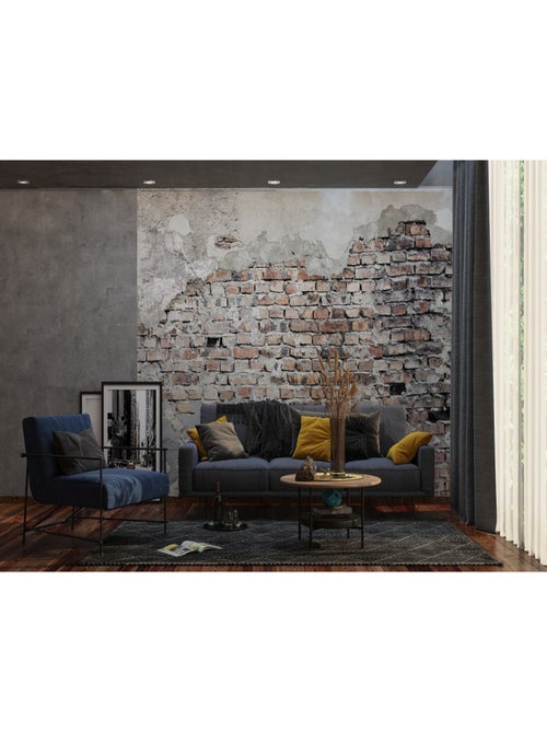 Poster Thème mur de brique - 360 x 270 cm - Kiabi
