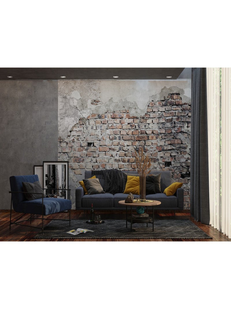 Poster Thème mur de brique - 360 x 270 cm Multicolore - Kiabi