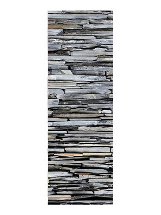 Poster Thème mur de pierre - 90 x 270 cm