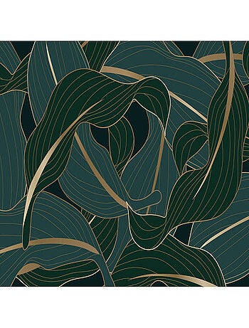 Poster Thème Night Leaves - 375 x 270 cm