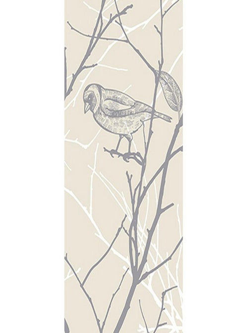 Poster Thème oiseau sur branche - 90 x 270 cm - Kiabi