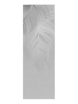 Poster Thème Plume Grise - 90 x 270 cm