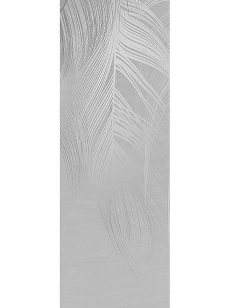 Poster Thème Plume Grise - 90 x 270 cm Multicolore - Kiabi