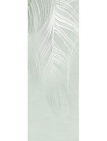 Poster Thème Plume Verte - 90 x 270 cm
