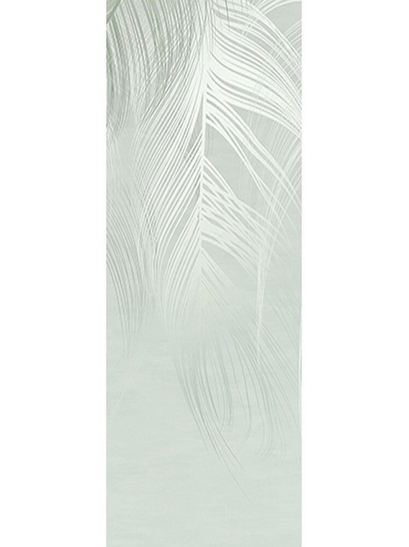 Poster Thème Plume Verte - 90 x 270 cm Multicolore - Kiabi