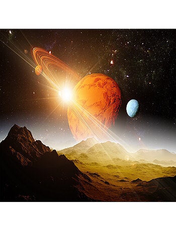 Poster Thème Saturn Dream - 375 x 270 cm