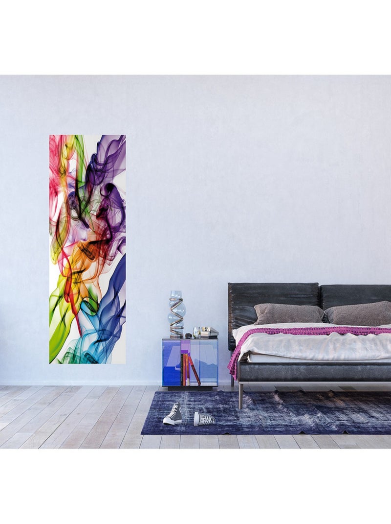 Poster Thème Smoke - 90 x 202 cm Multicolore - Kiabi