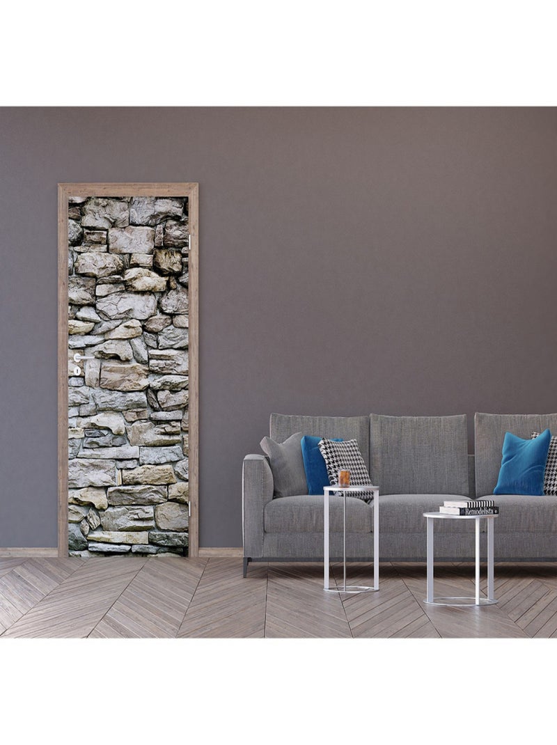 Poster Thème Stones - 90 x 202 cm Multicolore - Kiabi