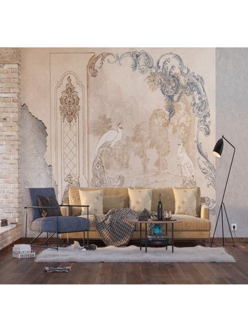 Poster Thème Style Moderne Rococo - 375 x 270 cm - Kiabi
