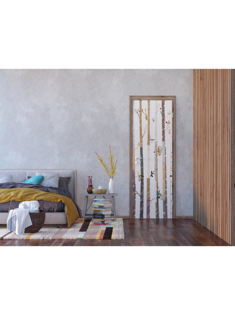 Poster Thème Trees - 90 x 202 cm Multicolore - Kiabi