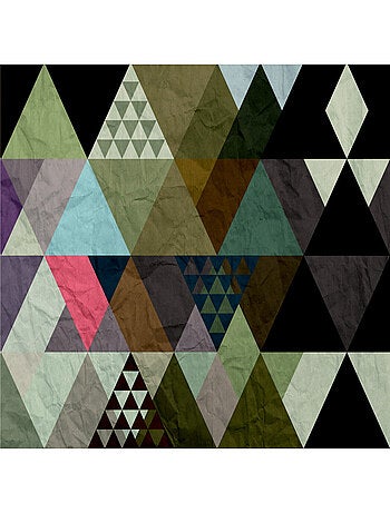 Poster Thème Triangles - 360 x 270 cm