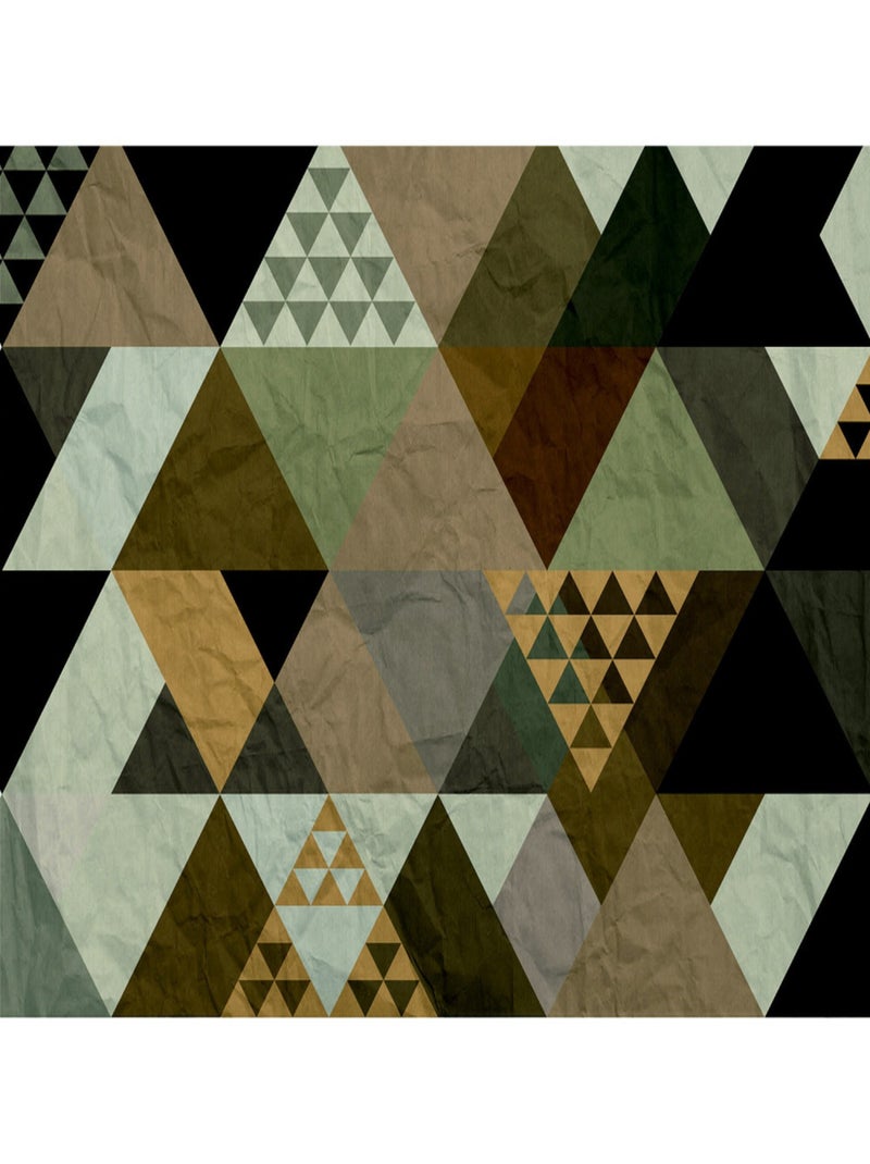Poster Thème Triangles - 375 x 270 cm Multicolore - Kiabi