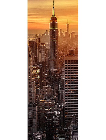 Poster Thème ville tour - 90 x 270 cm