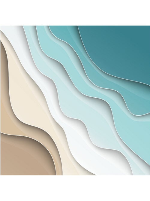 Poster Thème Waves - 375 x 270 cm - Kiabi