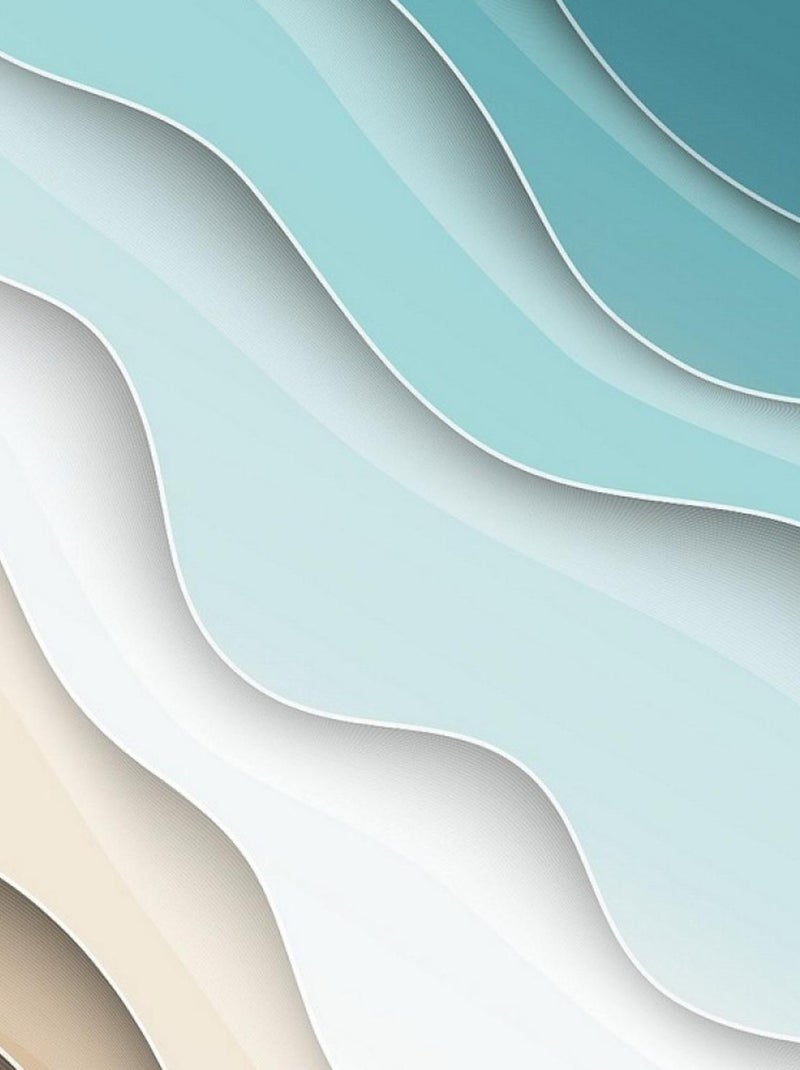 Poster Thème Waves - 375 x 270 cm Multicolore - Kiabi
