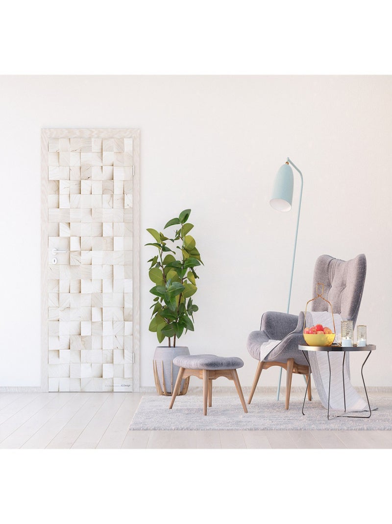 Poster Thème Wood - 90 x 202 cm Multicolore - Kiabi