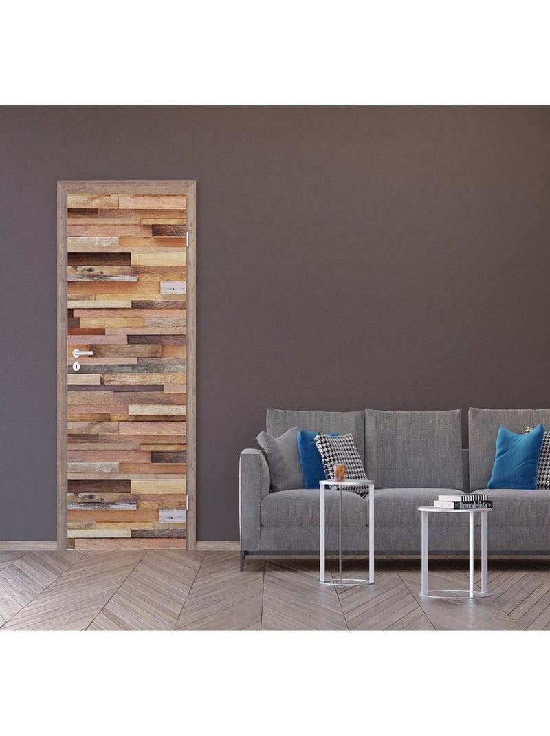 Poster Thème Wood - 90 x 202 cm Multicolore - Kiabi