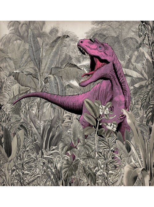 Poster XXL - Tyrannosaure rose -  l350 x h280 cm - Kiabi
