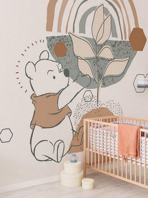 Poster XXL - Winnie l'ourson plante un arbre 300 x 280 cm - Kiabi