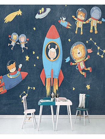 Poster XXL amis dans l'espace l350 x h280 cm