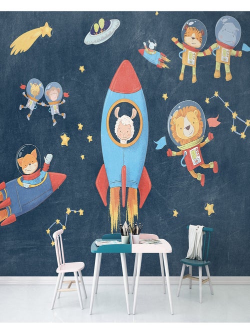 Poster XXL amis dans l'espace l350 x h280 cm - Kiabi