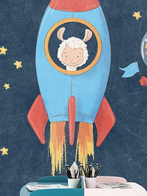 Poster XXL amis dans l'espace l350 x h280 cm - Kiabi