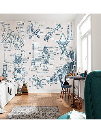 Poster XXL architecture de vaisseau spatial l400 x h280 cm