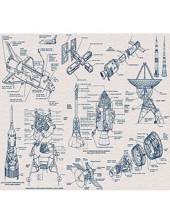 Poster XXL architecture de vaisseau spatial l400 x h280 cm