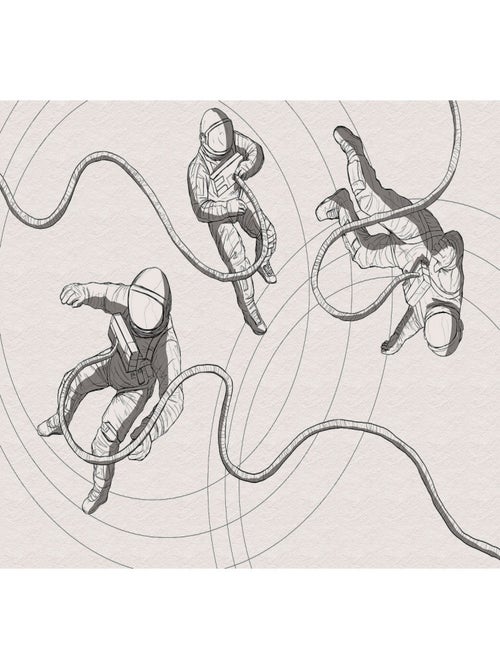 Poster XXL astronaute extraordinaire l400 x h280 cm - Kiabi