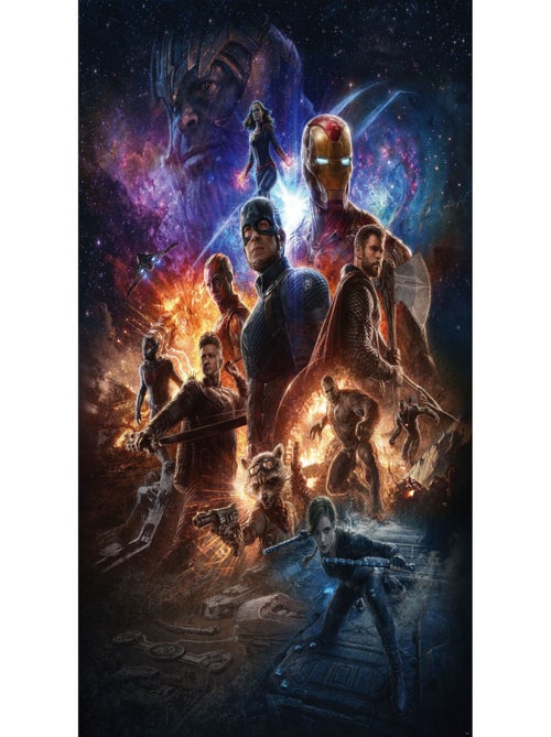 Poster XXL Avengers Bataille des Mondes l200 x H280 cm - Kiabi