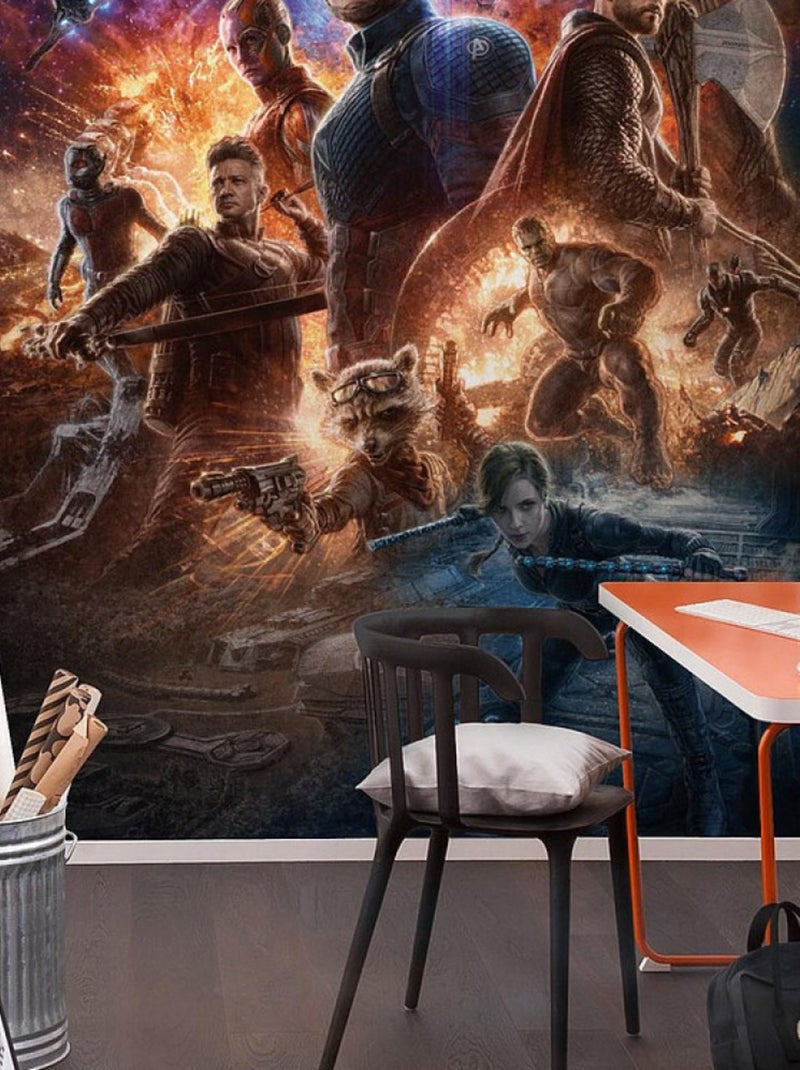 Poster XXL Avengers Bataille des Mondes l200 x H280 cm Multicolore - Kiabi