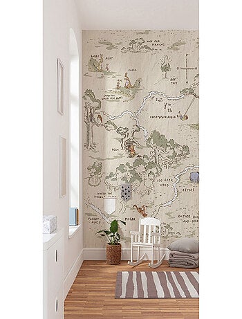 Poster XXL Carte Winnie l'ourson l200 x H240 cm