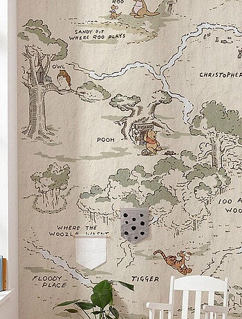 Poster XXL Carte Winnie l'ourson l200 x H240 cm