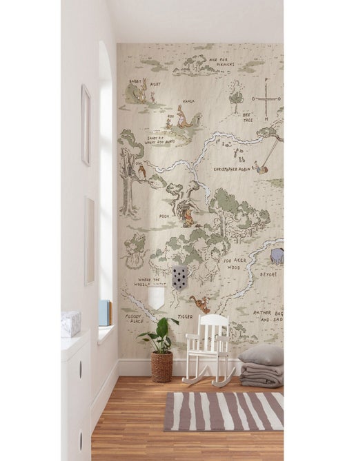 Poster XXL Carte Winnie l'ourson l200 x H240 cm - Kiabi