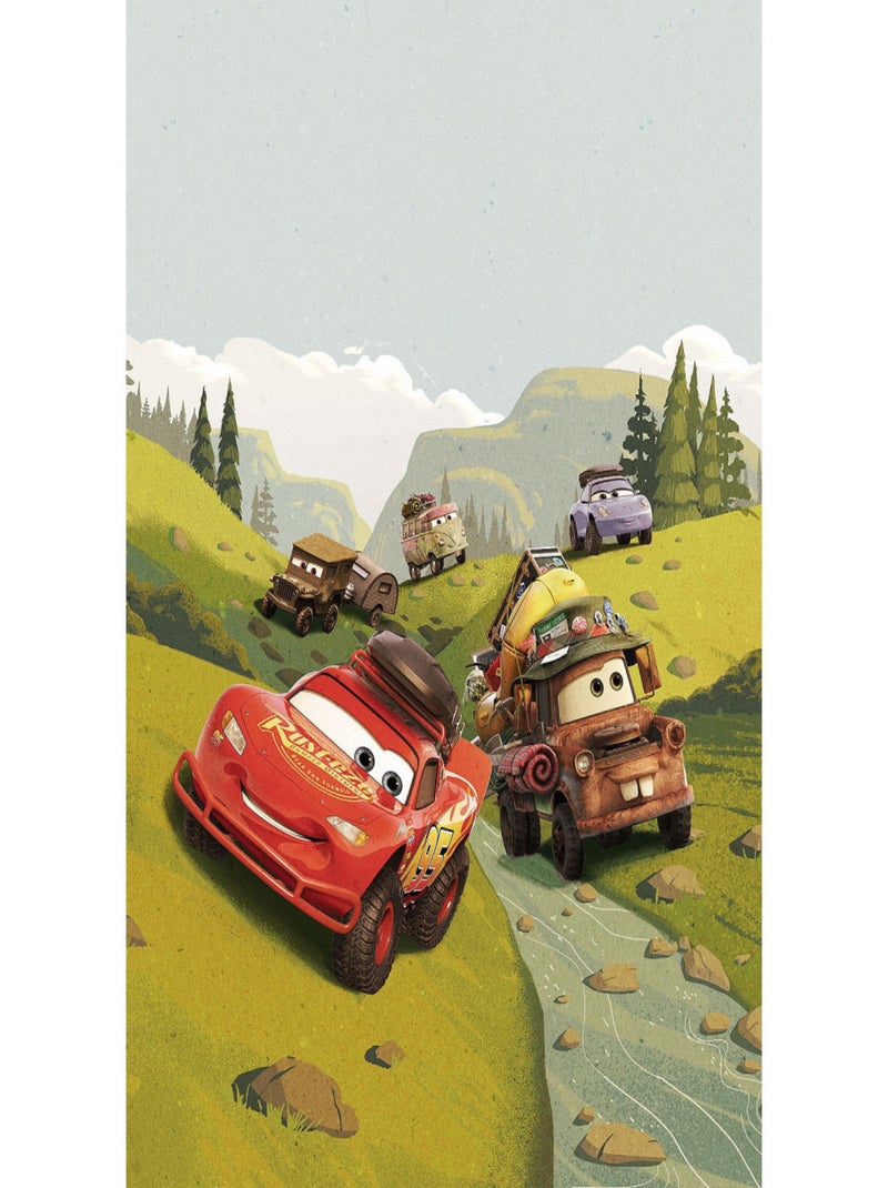 Poster XXL Disney Cars Camping l200 x H280 cm Multicolore - Kiabi