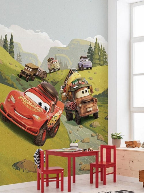 Poster XXL Disney Cars Camping l200 x H280 cm - Kiabi