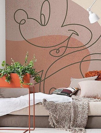 Poster XXL Disney Mickey -Dessin au trait- l250 x H280 cm