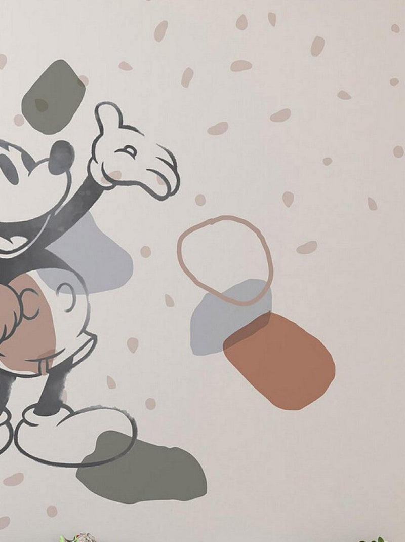 Poster XXL Disney Mickey -Formes organiques- l250 x H280 cm Multicolore - Kiabi
