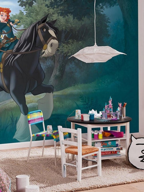 Poster XXL disney rebelle - Mérida équitation l400 x h280 cm - Kiabi